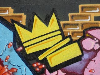 Graffiti couronne - 17429146