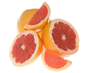 Fresh grapefruits