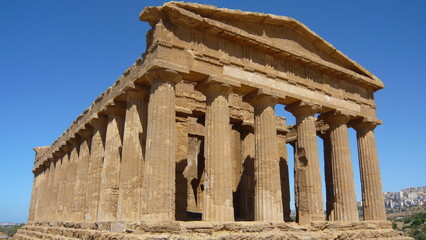 Fototapeta premium la vallée des temples en Sicile