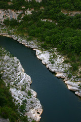 Ardeche canyon