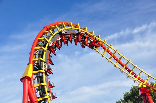 Achterbahn Prater in Wien