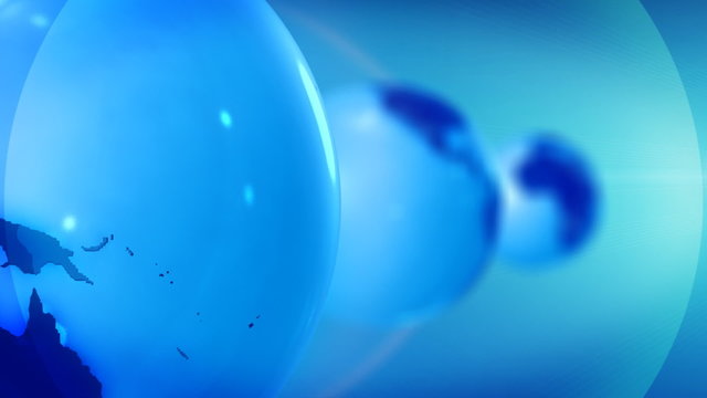 Rotaing Globes concept - part 2 in loop