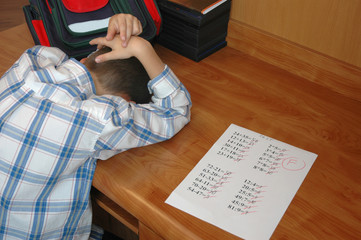 student with F grade