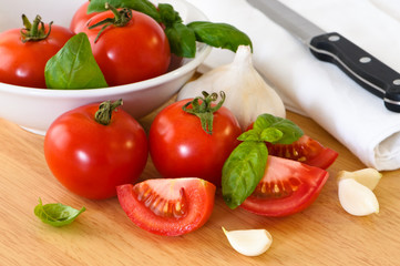 Preparing Tomatoes