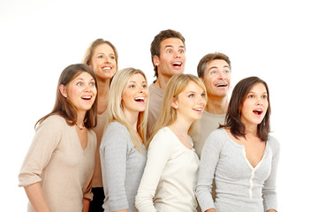 Fototapeta premium Happy people