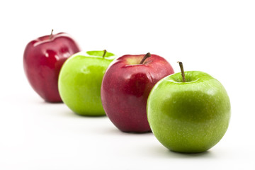 Series of apples