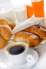 Rich and healthy breakfast