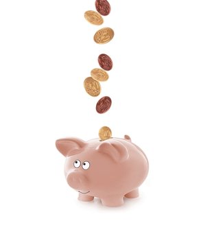 Piggy bank saving