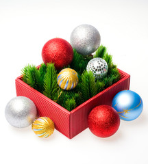 New year decoration on background