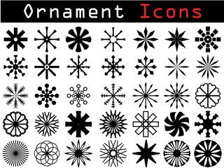 Decorative icons