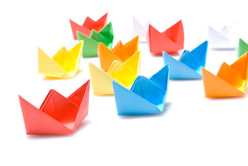 Paper boats