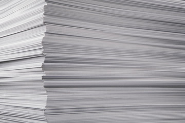 A lot of the pure paper, combined in a greater tower's