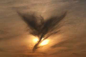 cloudy sunset