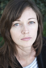 Obraz premium Portrait of attractive young white woman