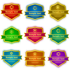 Set of design elements. Vector set.