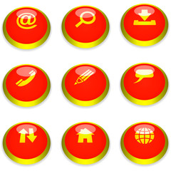 Vector beautiful icon set