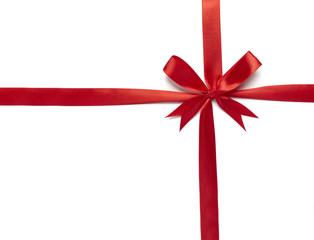red ribbon wrapping