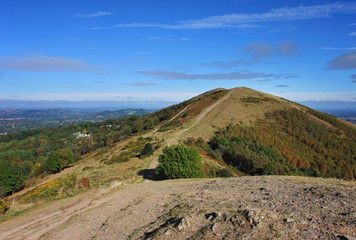 The Malvern Hills in early Autumn