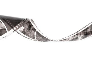 Fototapeta premium 35mm film strip isolated on white background