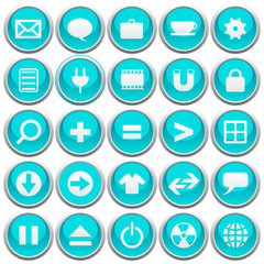 Vector beautiful icon set