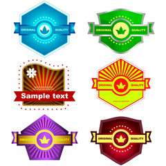 Set of design elements. Vector set.