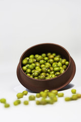 mung beans in the teapot