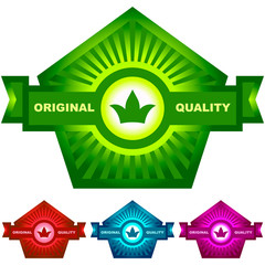 Set of quality guaranteed seals.