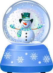 Snowman in Snow Globe