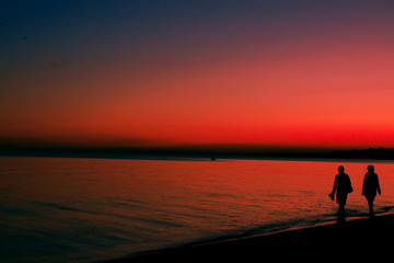 Fototapeta premium Sunset on a sea