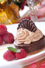 Chocolate cheesecake