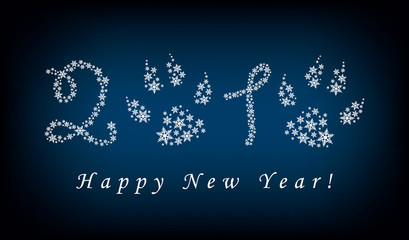 Vector New year 2010 composition background.