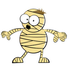 halloween mumie lustig cartoon