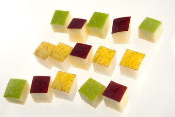 apple and pear chunks