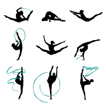 Gymnastique Rythmique Vectoriel 5