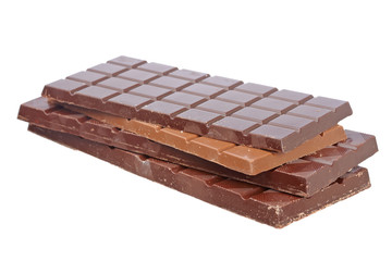 Blocks of chocolate
