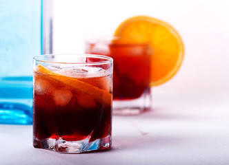 Americano & Negroni coctail