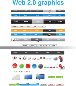 Web 2.0 graphics and icons