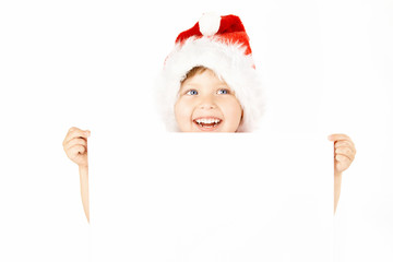 Laughing small santa