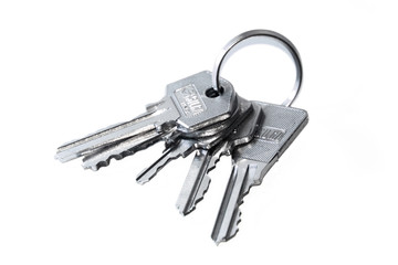 cl&eacute;s en trousseau d&eacute;tour&eacute;e