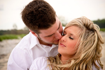 Fototapeta premium Couple on the Beach