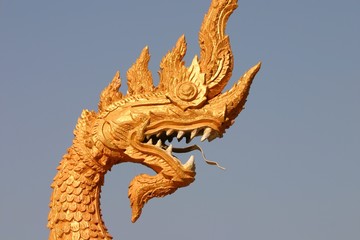 Fototapeta na wymiar Drachensymbol in Asien