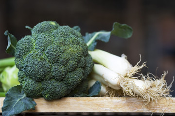 Cipollotti e broccoli