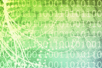 Fototapeta premium Biotech Futuristic Alien Background