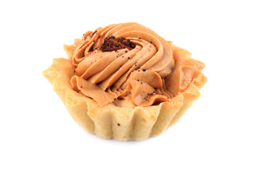 Small basket with a cream
