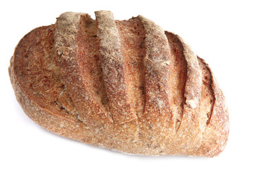 isolated rye bread