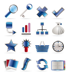Internet and Web Site Icons - Vector Icon Set