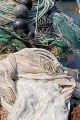 Photo of colorful fishing gear