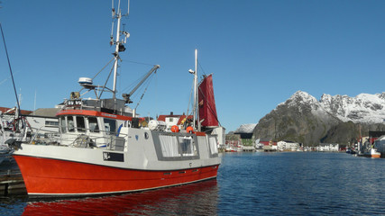 Fototapeta premium Stockfish boat