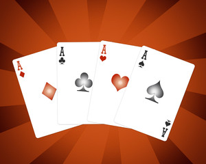 Illustration of poker cards