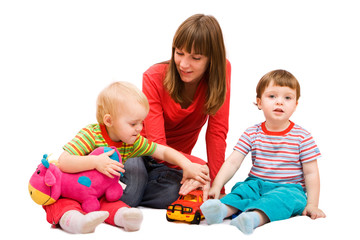 Playing children